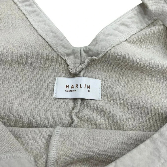 Harlin California Beige Wide Leg Relaxed Janis Jumpsuit XS - Picture 3 of 4